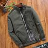 Men's Casual Cotton Jacket for Middle-Aged & Elderly - Lightweight Spring/Autumn Wear