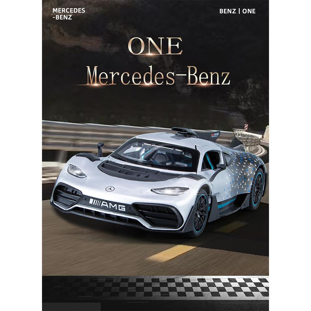 1/24 Scale BENZ AMG ONE Sports Car Models Alloy Diecast Toy Vehicle W/ Sound and Light