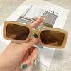 New Vintage Rectangle Sunglasses Women Men Square Pc Frame Sun Glasses Female Brand Retro Shades Fashion Oculos De Sol for Male
