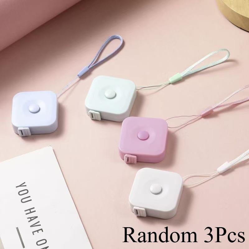 

3Pcs Small Tape Measure Portable Plastic Tape Measure For Weight Loss Body Measurement Tailor Measure Clothes Waist