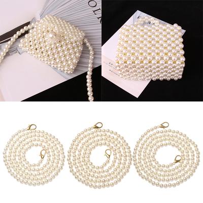 Belt Shoulder Bag Straps Bags Handbag Handles Long Beaded Chain DIY Purse Replacement Pearl Strap