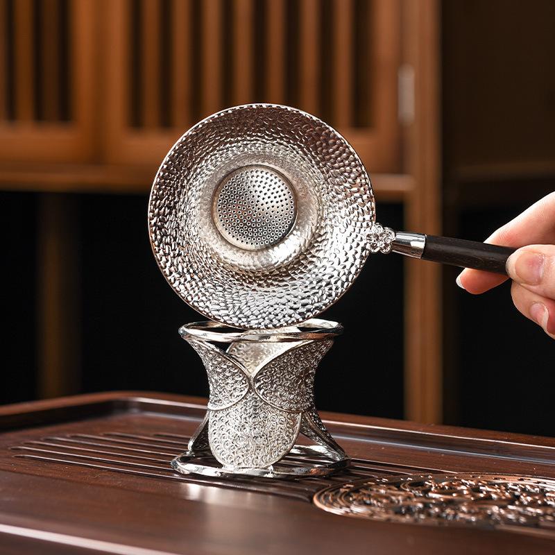 Tea strainer tea filter alloy tea set accessories household tea making funnel tea maker spoon tea residue separator