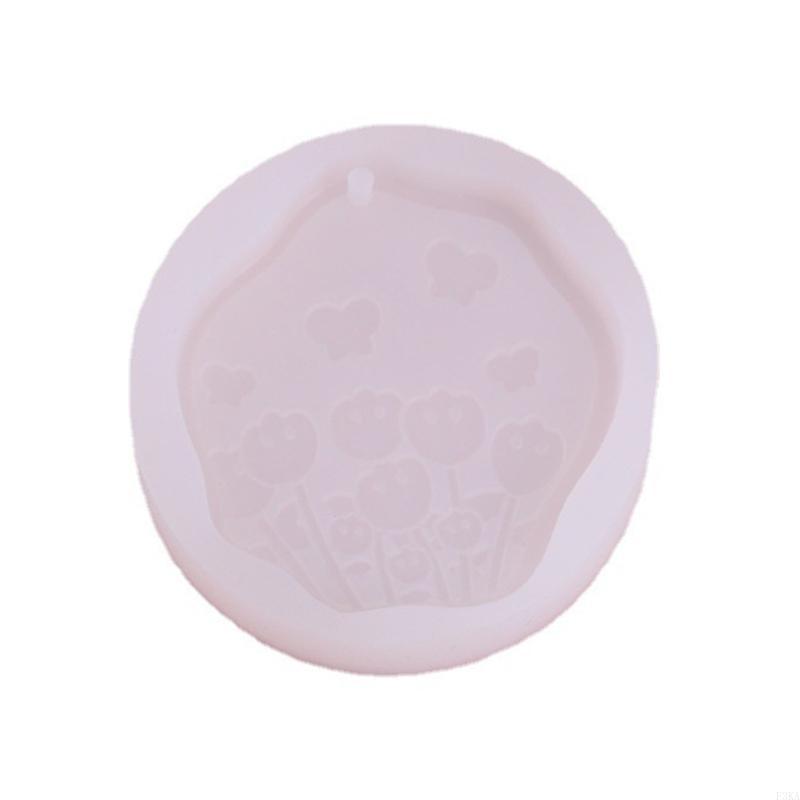 Silicone Mold for Aromatherapy Pendant and Soap Making Car Decoration Ornament