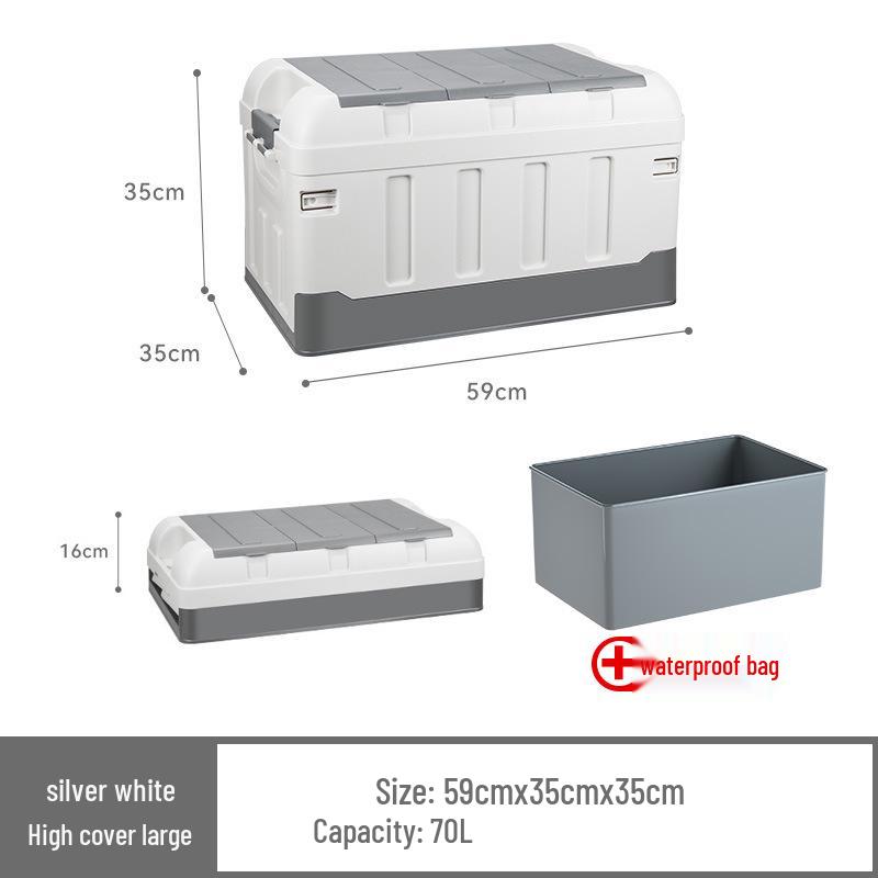 Organizator pliabil pentru depozitare camping portbagaj auto