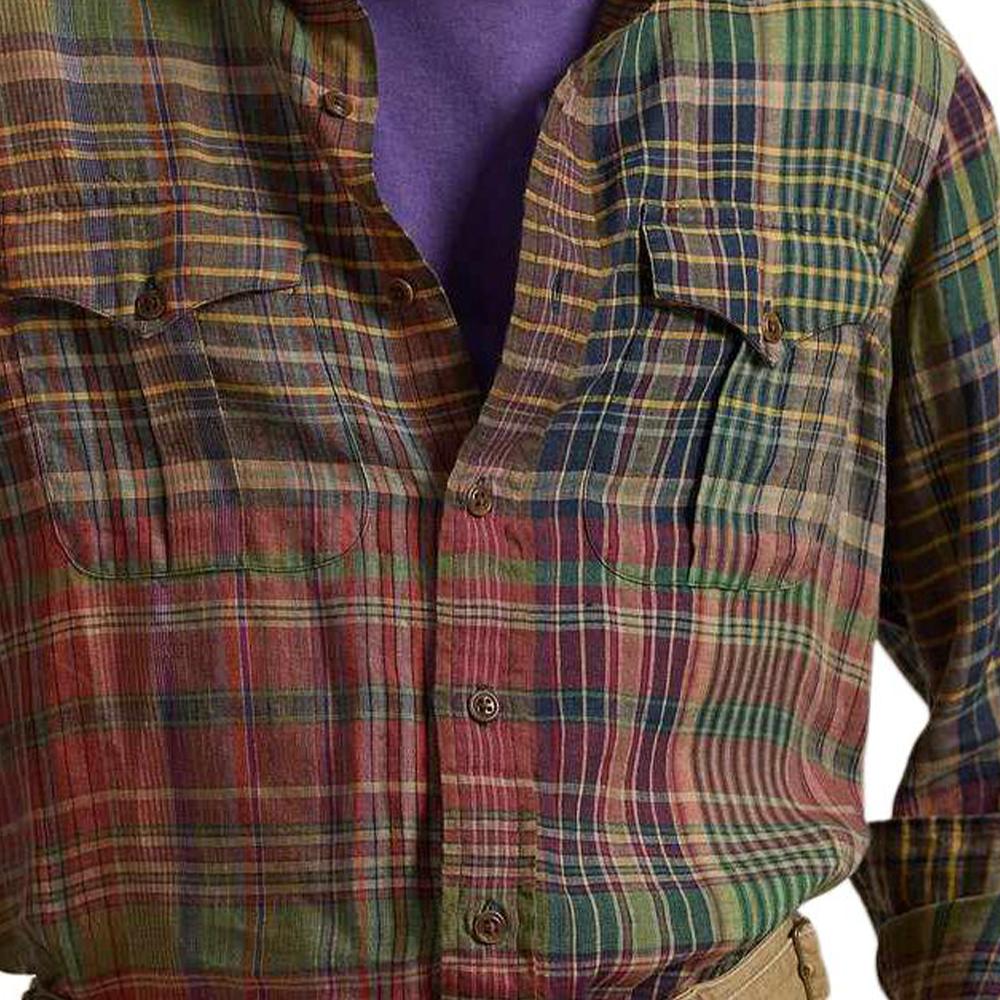 Polo Ralph Lauren plaid pocket shirt MNPOWOV16824010-300
