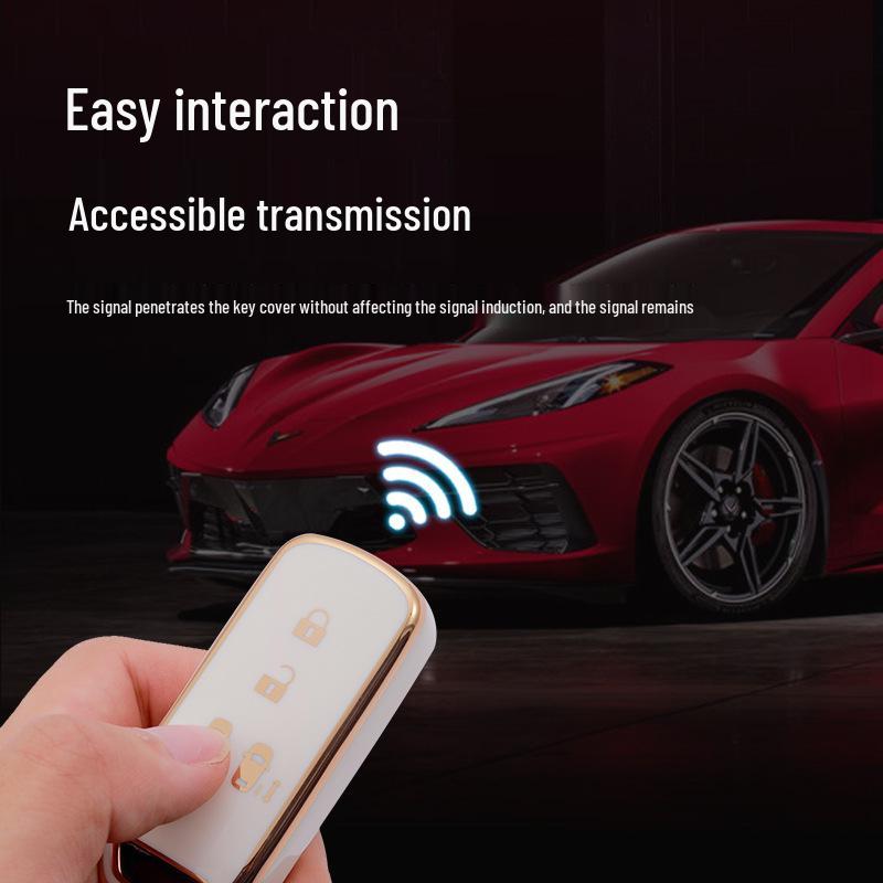 Gold Trim Key Case for Honda Models: XR-V, Spirior, Greiz, Ai Li, Odyssey