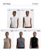Lekasha Women's Cashmere Half-High Neck Solid Pullover Knit Vest Tank Top