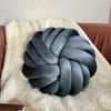 Velvet Three-strand Round Cushion Living Room Cushions Bedside Pillows Woven Bay Window Cushion Sofa Plush Pillows