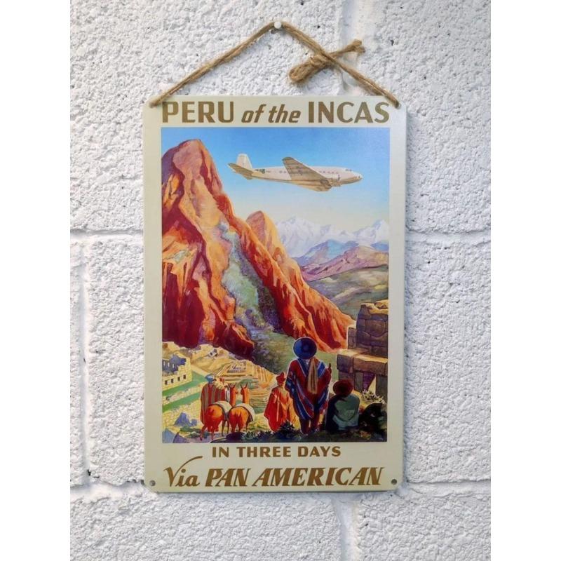 Venice Tourism Metal Poster, Vintage Travel Wall Art