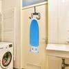 Ironing Board Holder Wall Mount/Over The Door Ironing Board Hanger, Sturdy Metal Iron Boards Organizer For T/Y Leg Ironing Board