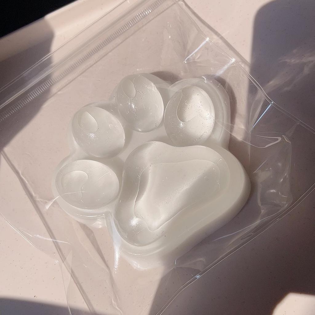 Cute Transparent Large Cat Paw Squishy Toy Cat Paw Squeeze Toys Stress Relief Toys