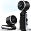 Mini High-speed Handheld Fan Usb Charging Digital Display Portable Desktop Folding Hanging Camping Violent Turbo Fan