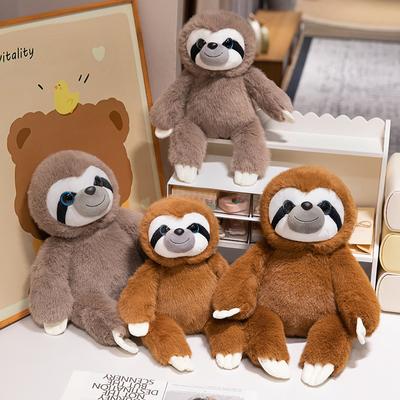 35/42cm Sloth Plush Toys Soft Stuffed Animal Sloth Dolls Toy Plushies Birthday Gift for Kids Girls Home Party Decor