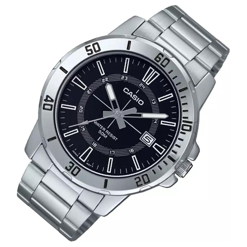 Casio Men Standard Series Black Watch MTP-VD01D-1C MTP-VD01D-1C