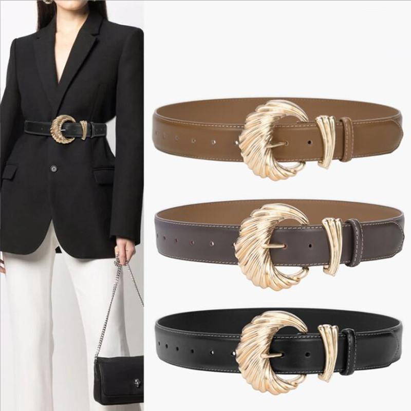 

Новый женский ремень из натуральной кожи, роскошный дизайнерский регулируемый ремень с пряжкой, модные тонкие джинсовые платья, пояс для девочек, ремни высокого качества