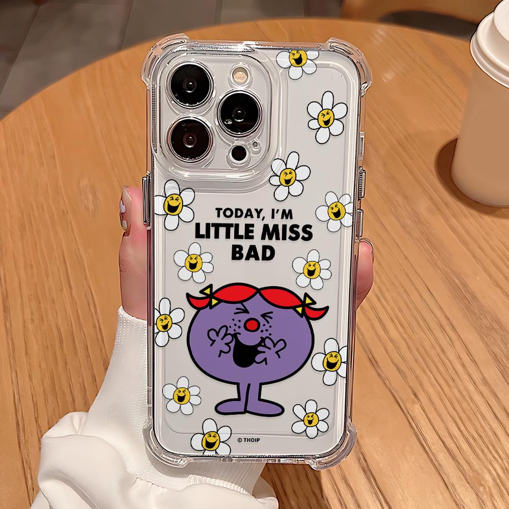 Cute Miss Mirror Cartoon Phone Case For Samsung Galaxy S25 S24 S23 S22 S21 S20 Note20 Edge FE Ultra Plus 4G 5G Clear TPU Cover