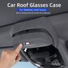 -Suede Car Sunglasses Holder Glasses Case Sunroof Sunglasses Storage Box For BMW 3 5 Series X3 X5 G01 G02 G05 G07 G20 U11 G60 G3