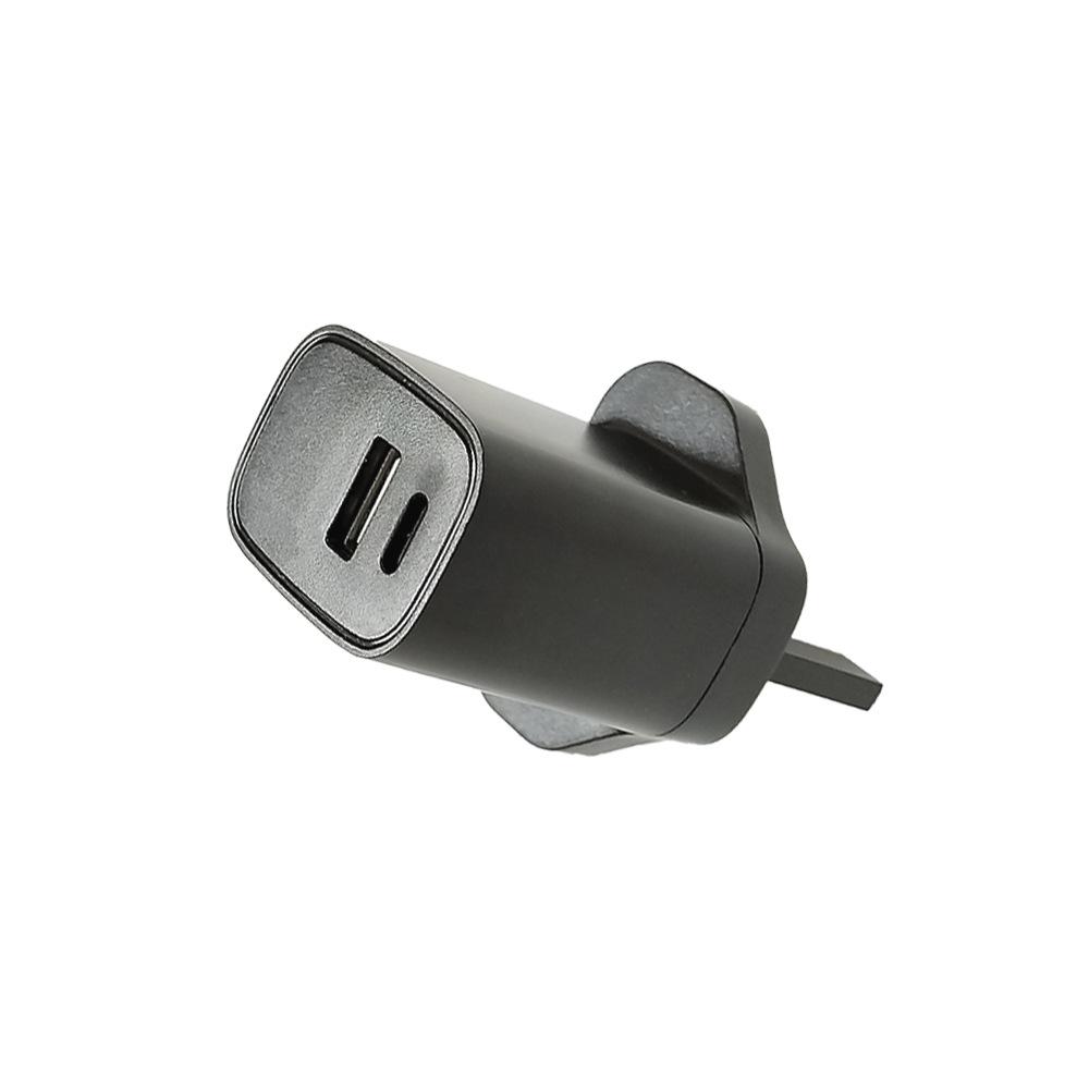 20W UK Single C Port Charger, CE & FCC Certified, PD Flash & Fast Charging Compatible