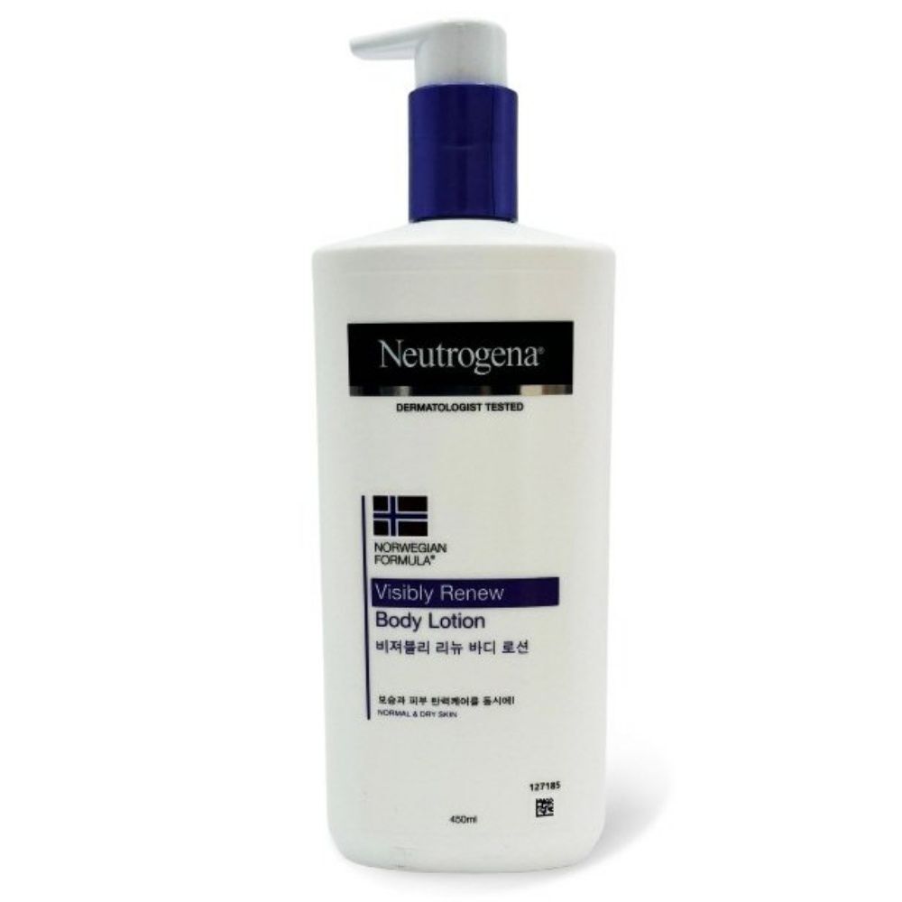 

Visibly GGJFSBRI Renew Body Lotion Moisturizing Nourishing Care Neutrogena body lotion