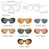 Fashion Big Cateye Sunglasses Women Men Oversized UV Protection Summer Shades Driving Glasses