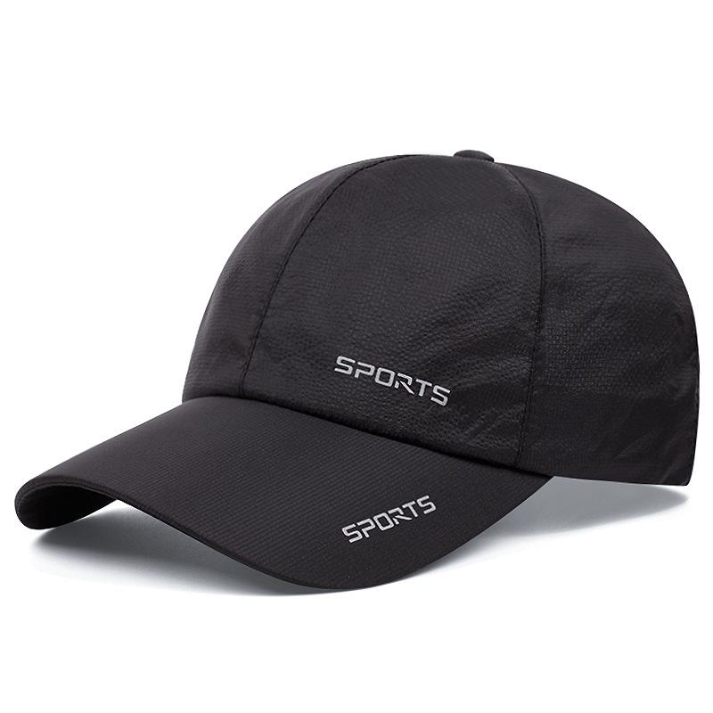 Men s Quick-Dry Style Mesh Baseball Cap чёрный