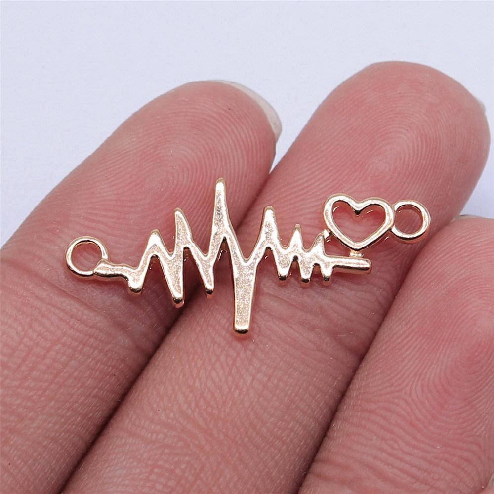 Accessories Parts Infinity Heart Love Connector Minimalist Jewelry Components QA027