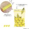 Ordy Zipper 17cm X Lemon 40 Count X Food Bags, Small, 13cm, Yellow, Pattern, 4, Storage, Organization, PlusPlus, PP-CDZSY02-40