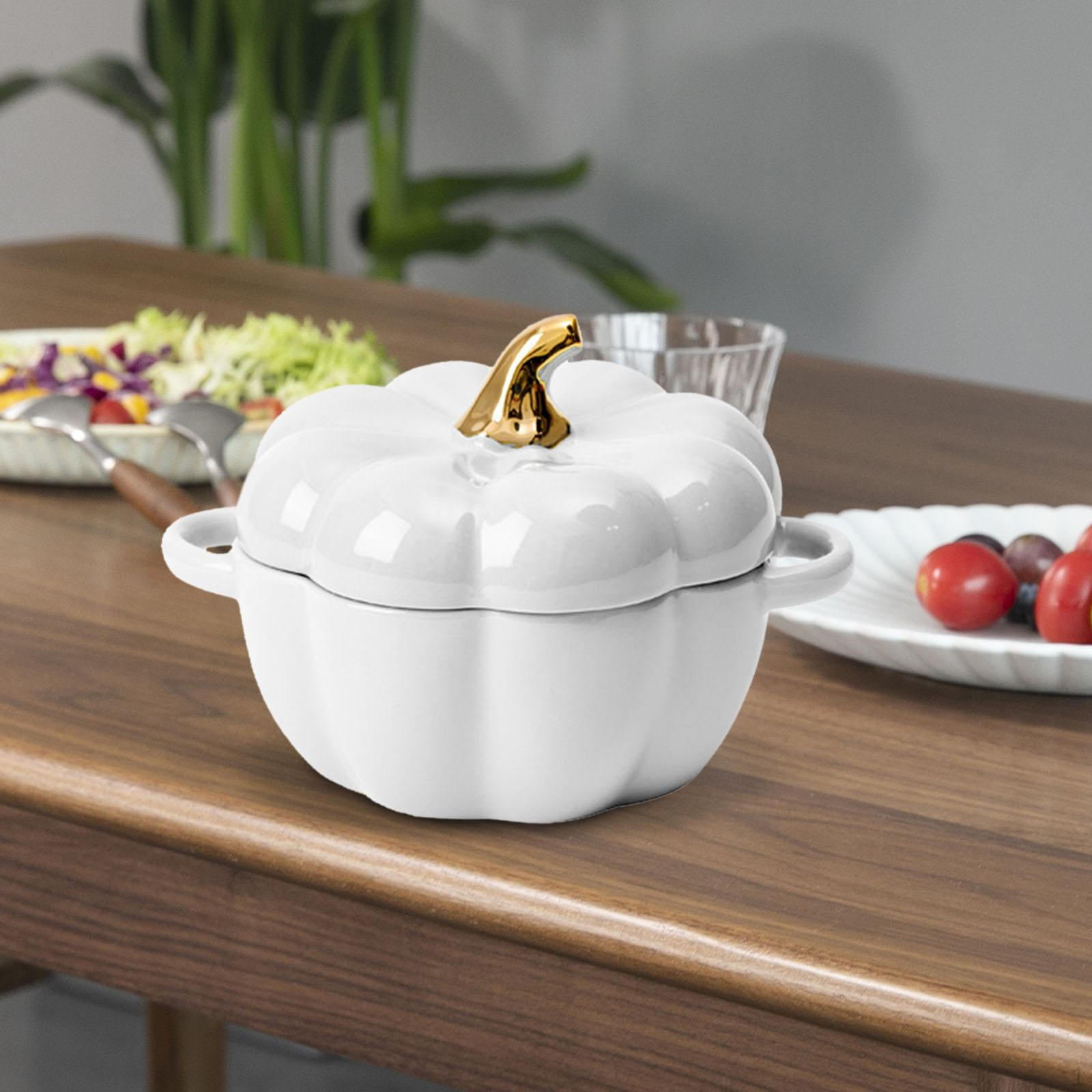 

Cup Pumpkin Reusable Cereal Bowls Set Microwave Funny Cartoon Durable Ceramic Mug for білий