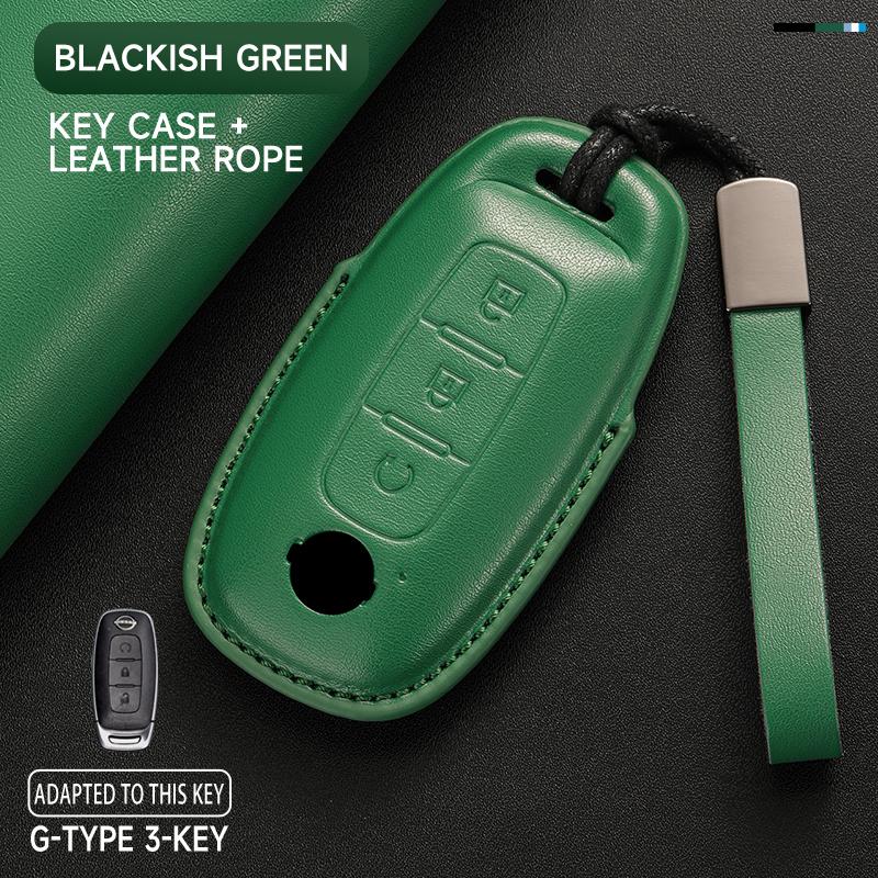 

Leather Car Key Cover Case Protection Shell Keychain For Nissan X-Trail T33 Qashqai J12 Altima Teana Maxima Quest Patrol Ariya