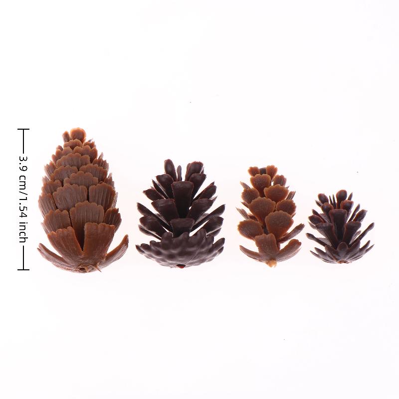 100 Pcs Artificial Plants Fake Pine Cone Christmas For Festival Wedding Party Home Gift Navidad