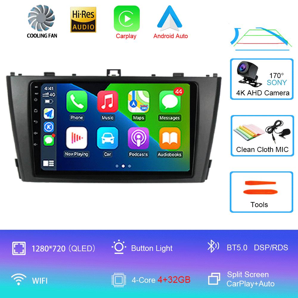 Android 14 Carplay Auto Radio Auto Pentru Toyota Avensis T27 2009 2010 2011 2012-2015 Navigație GPS Player Multimedia DSP Stereo 4G
