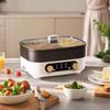 Multi-Functional Non-Stick Electric Hot Pot & Grill with Dual Temperature Control, Large Capacity for Household Shabu-Shabu