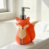 Cute Fox Soap Bottle Portable Press Lotion Bottle Hotel Household Toilet Bathroom Shampoo Hand Washing Liquid Bath Gel Bottle