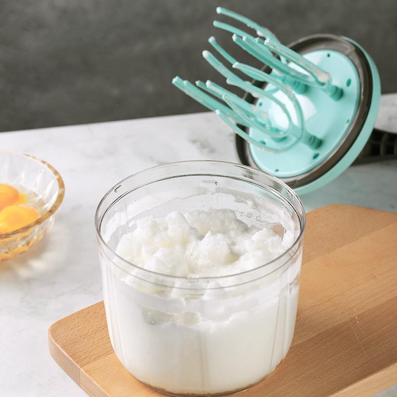 NEW Cream Whisk Manual Household Cake Beater Egg Shaker Semi-automatic Small Egg Beater Kitchen Food Processing Machine 1.5L