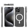 Magsafe All-encompassing Magnetic Phone Case for Apple 16, Transparent Acrylic 15, Four-corner Anti-drop 14pro