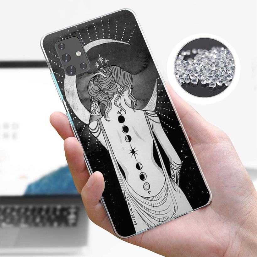 Moon Mystery Totem Witche Phone Case For Samsung Galaxy A52 A32 A22 A12 A51 A31 A50S A30S A20S A10S Note 20 Ultra 10 Plus S10 A7
