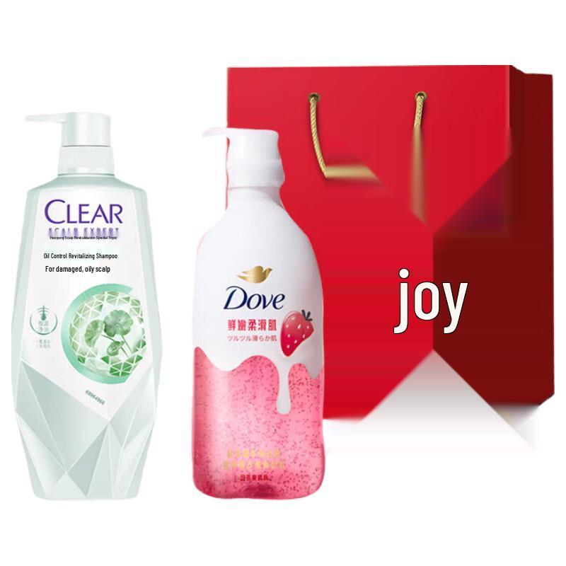 CLEAR Family Moisturizing Shampoo & Shower Gel Set