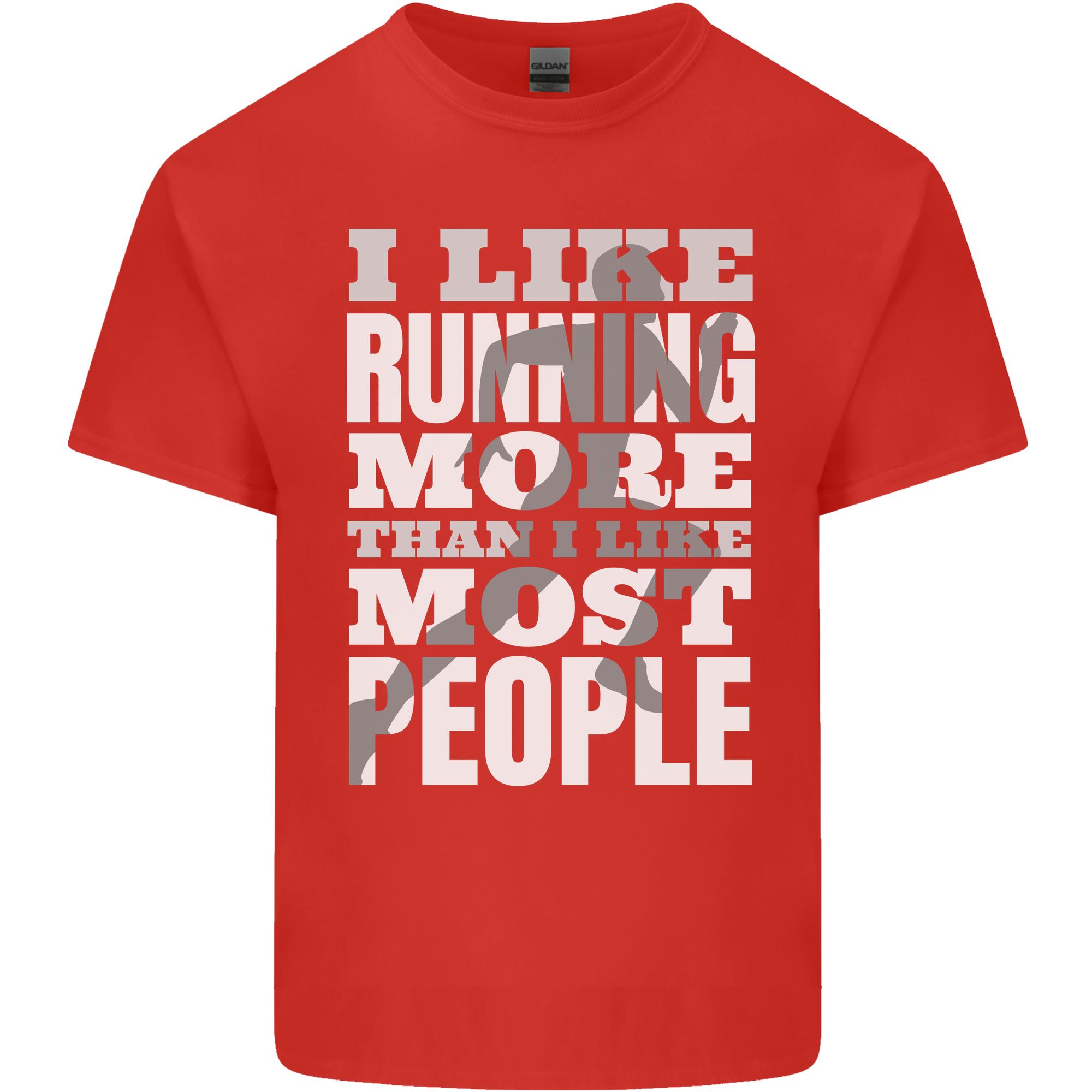 I Like Running Cross Country Marathon Runner Unisexs Light Cotton TShirt S