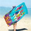 1Pc Baby Shark Family Adventure Beach Towel Microfiber Beach Towel Thin Absorbent For Beach Swimming Yoga Bath Sports 0917306