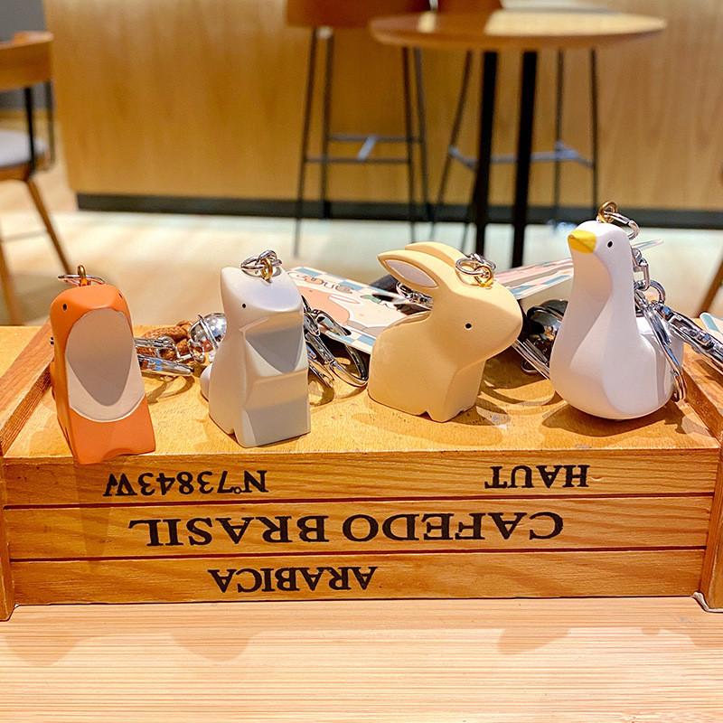Goose Rabbit Fox Toy Dolls Key Chain Bag Decoration Pendant Desktop Ornament
