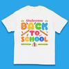 Bienvenue Retour à l'École Retour dans les Salles de Savoir Cadeau d'Étude Scolaire T-shirt Enfant