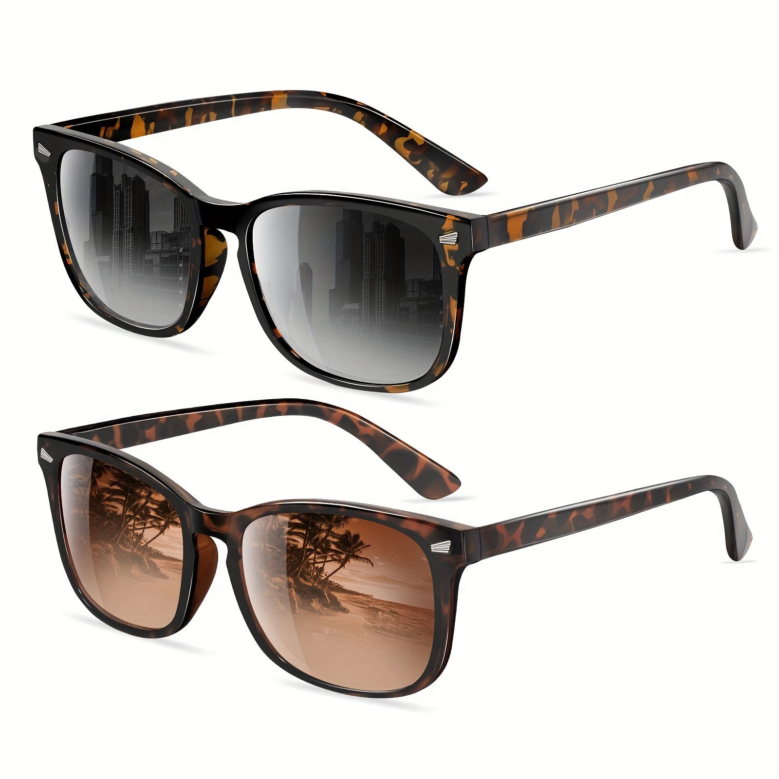 Two-piece set of classic fashion glasses for men and women 2