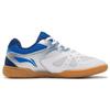 Li Ning Cushioning Slip Resistant Abrasion Resistant Low top Training Shoes Women's White Blue APTP006-1