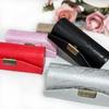 Leather Lipstick Case with Mirror - Portable Gift Storage Box