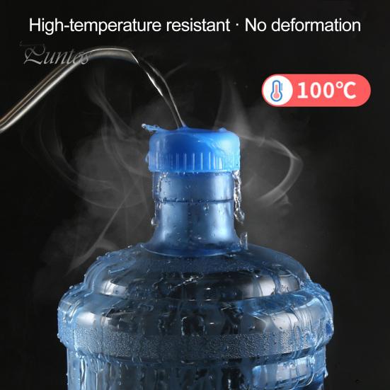 Caraffa per Acqua di Grande Capacità con Manico e Tappo, Erogatori Riutilizzabili, Secchio di Ricambio in Plastica per Alimenti, Bottiglia Trasparente per Casa Ufficio