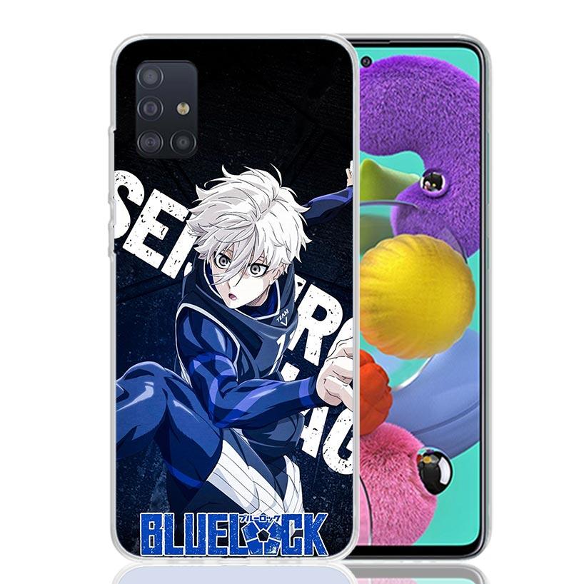 Blue Lock Nagi Seishiro Phone Case For Samsung Galaxy A52 A32 A22 A12 A02S A50S A30S A51 A31 AA71 Note 20 Ultra 10 S10 Plus Gala