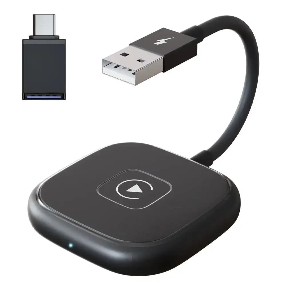 Wireless CarPlay for Apple Iphone Auto 2 In 1 Box Wireless Adapter Spotify For Mazda Toyota Mercedes Peugeot Volvo