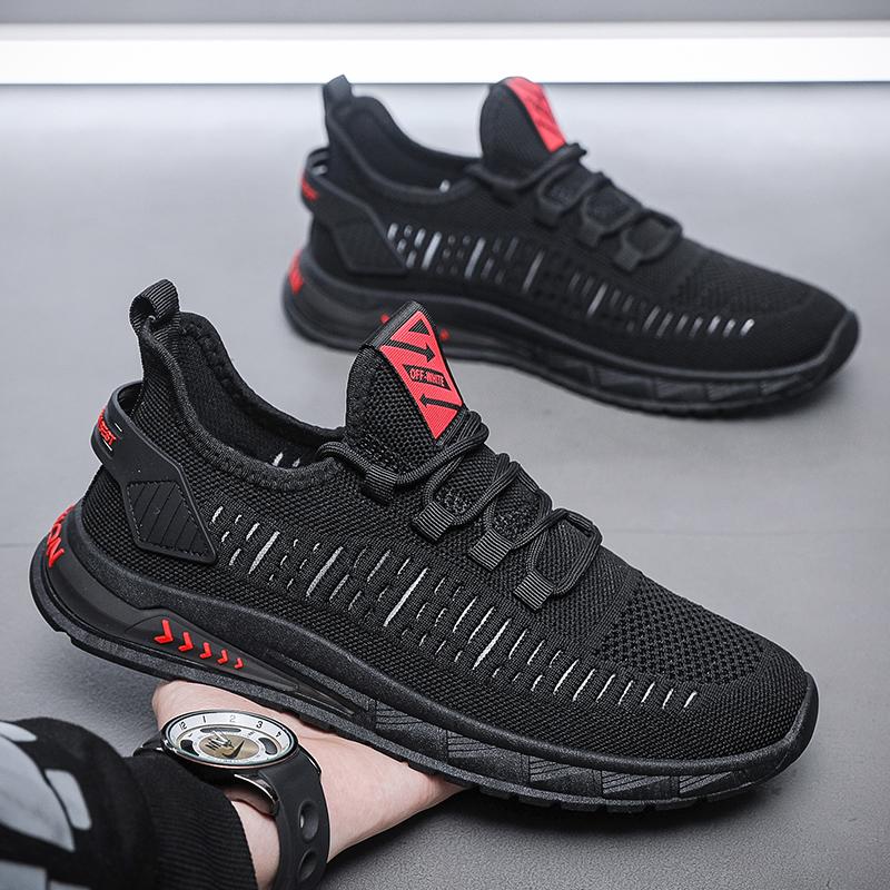 Fashion SYTK New Men's Running Shoes Fresh Breathable Outdoor Sports Shoes Large Mesh Running Shoes Sneakers Running Shoes MEN