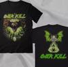 Overkill Metal Rock Band Retro 90s Black Double Sided T-shirt Retro Style Suitable for Fans, Unisex, All Season Style - Men's...