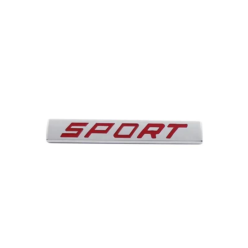Premium SPORT Edition car Engine Hood Fender trunk Tail Rear Decal Emblem Sticker Badge for SPORT